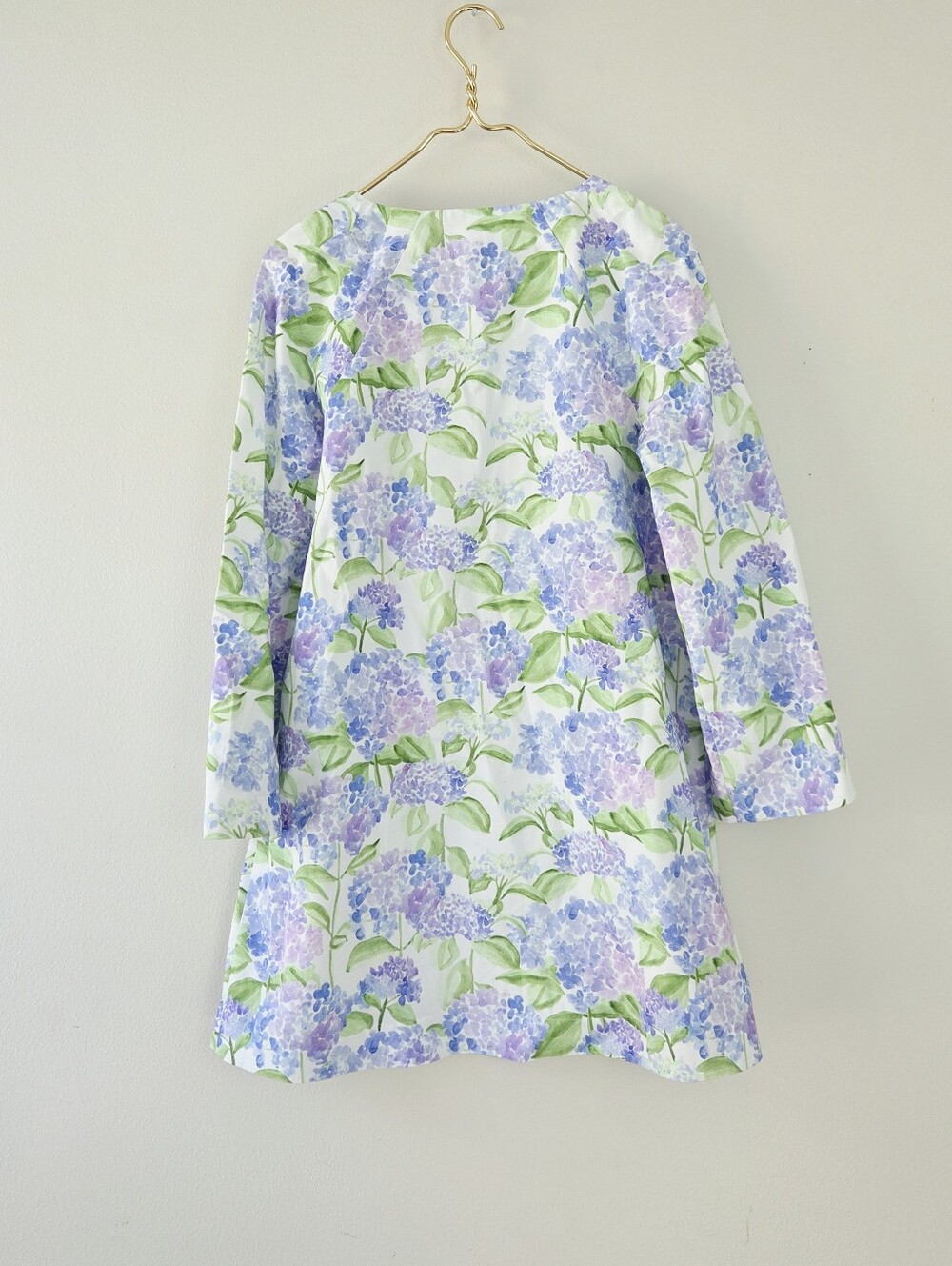 Hill House Artemis dress blue and purple hydrangea Print Small - Picture 8 of 9
